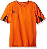 Puma Men's Team Shirts, Youth X-Large, Team Orange-Black