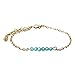 Produktbild Homeofying Frauen Strass Knöchel Kette Barfuß Sandale Strand Fuß Schmuck Fußkettchen Boho Strand Urlaub Fußkettchen Für Frauen blauer See