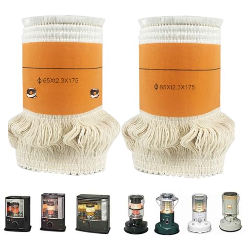 Mèche de Rechange pour Chauffage au Pétrole 2pc Mèche pour Poêle à Pétrole d'intérieur Compatible Dan-Dan, Dynasty, Dynastar, Ghracia-Hamai, Hitachi, Hotton,...