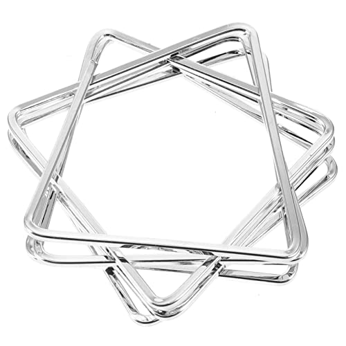 ULTECHNOVO Anillo de Servilleta de Metal Decoración Elegante para Mesa para Fiestas Bodas y Celebraciones