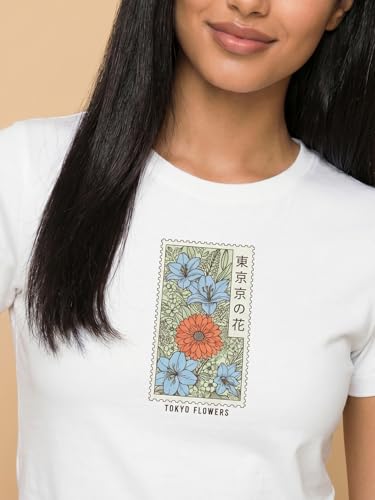 Image of Nobero Women's Graphic Printed T-Shirt | Regular Fit 180 GSM Cotton Tee for Women | Comfortable Round Neck Casual Wear