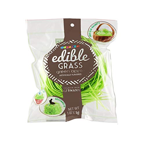 Edible Easter Basket Candy Grass Green Apple, Pack Of 2 #TOP5