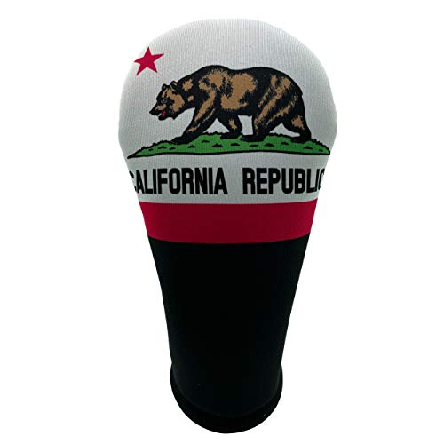 California State Flag Hybrid Club Headcover Handmade by BeeJos