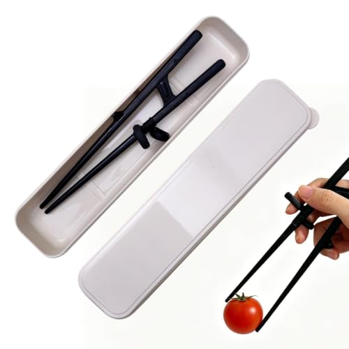 Palillos de aprendizaje para evitar caídas de comida con mango cómodo 2