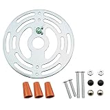 ZRM&E Circle Universal Lamp Crossbar 4" Light Fixture Crossbar with Screws for Installation of Ceili
