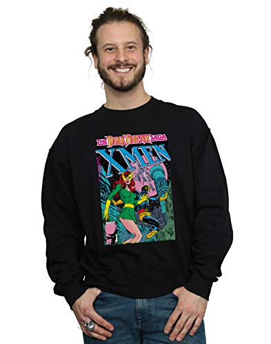 Marvel Men's X-Men The Dark Phoenix Saga Sweatshirt Black XXX-Large