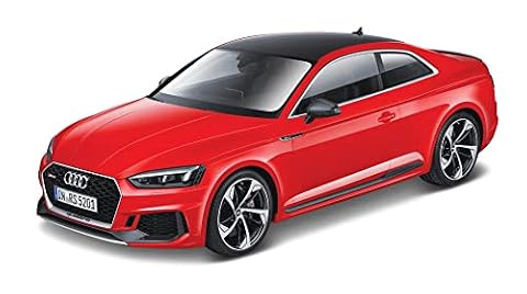 Bburago – Audi RS 5 Coupé, model diecast w skali 1:24, czerwony, od 3 lat