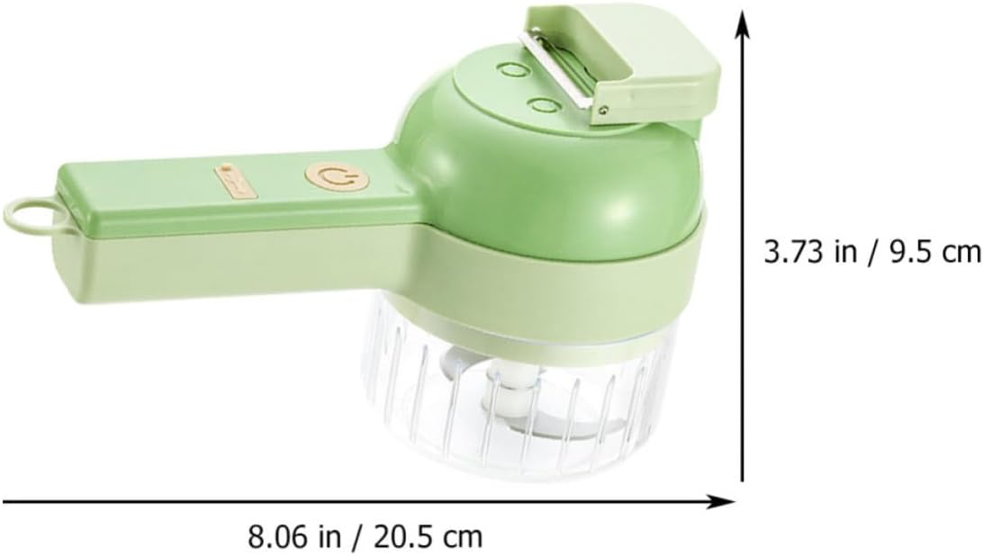 Electric Garlic Chopper Handheld Mini Garlic Mincer with 200ml Capacity, Multi-functional Abs and Stainless Steel Grinder for Kitchen and Restaurant Use