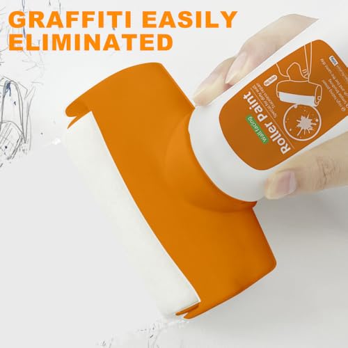 XPJBKC Wandreparatur Rollbürste, 500g Wandreparaturroller Farbe, Wandfarbe Ausbessern, Wandreparatur-Rollbürste mit Wandreparaturpaste für Graffiti Kratzer Flecken Risse Wandkratzer