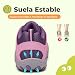 Imagen de Mishansha Zapatillas de Deporte Niños Ligeras Transpirable Zapatos de Correr Antideslizante Sneakers Rosa Morado 31 EU