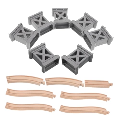 Rails bois compatibles GALPADA ponts de train bois et supports de circuit
