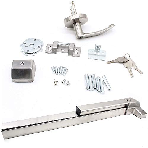 Tfcfl Panic Bars For Exit Doors,Push Bar Door Locks,Panic Bar,Push Bar Panic Exit Device Door Push Bar Panic Exit Device Fireproof Emergency Lock Commercial Single Door (28-36") #TOP4