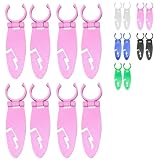 Paddelboard Flossen Clips,4 Stück Clips für Paddle-Board,Verstellbare Klemmhalterung für Stand Up Paddle Board,Ausziehbar Halteclips,Paddle Board Zubehör für Damen Herren Jugendliche Sportler (B*4pcs)