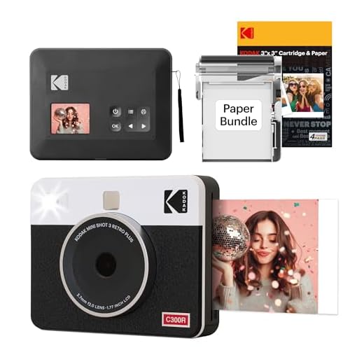 Kodak Mini Shot 3 Retro Camera Bundle
