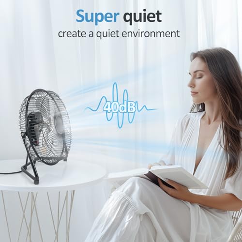 Beestar BS-M09 Floor Fan,3-Speed Portable Metal Fan thumb #4