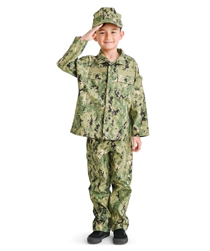 Disfraz infantil uniforme militar digital NWU 3 piezas