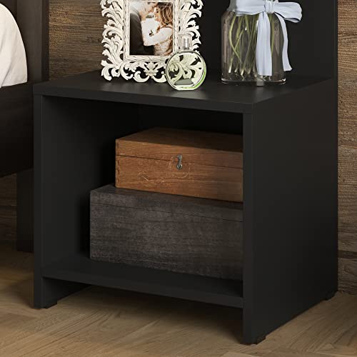 Mesa de Cabeceira - Fantasy - Preto - Mania de Móveis