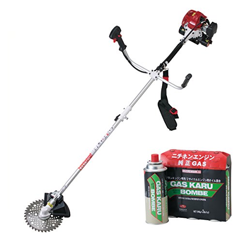 ニチネン　カセットボンベ式刈払機　ガスカル ＧＫＣ−2 Amazon | ニチネン カセットガスボンベ式 刈払機 ボンベ3本付き GKC-2