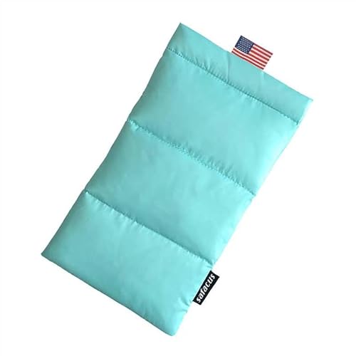 SAFACUS Thermal Phone Case Prevent OVERHEATING in The Sun, Cellphone Pouch for Camping Prevents Freezing, Extends Battery Life, Outdoor Warm Cover Bags for iPhone,Samsung Galaxy Baby Blue