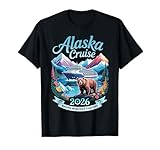 Funny Matching Family Friends and Group Alaska Cruise 2026 T-Shirt