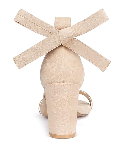 Carcuume Lace Up Heels 3 Inch Strappy Heels,ELLY-CC3