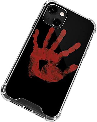 Skinit Clear Phone Case Compatible with iPhone 13 - Bloody Handprint Design