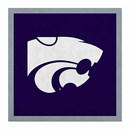 Rico Industries NCAA Kansas State Wildcats Felt Home & Wall Decor Banner - Banner for Man Cave, Game Room, Office & Bedroom - Long-Lasting Wall Decorations - Made in The USA - 23
