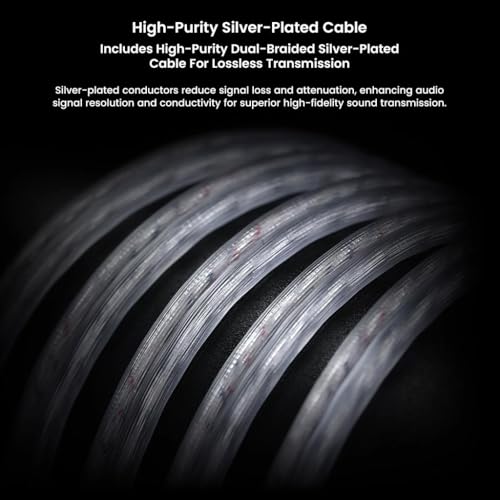 Image of KZ Vader Pro in-Ear Monitor Earphones with Triple Dynamic Drivers & Built-in 4-Level Tuning, Dual Mic, Wired IEM with 0.75mm 2Pin Connector, Silver-Plated Cable, 3.5mm Jack (Tuning Version)