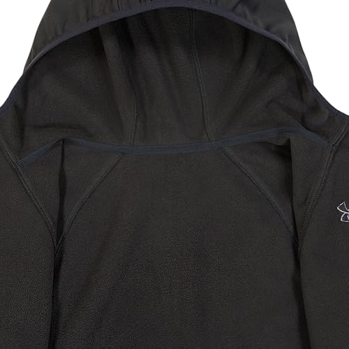 Image of Under Armour Boys' Sim Softshell Hooded Jacket, Full Zipper Closure, Lightweight & Water-Resistant