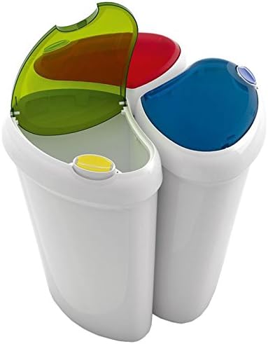 Rubbish Bins Lotus Set of 3 Pc.