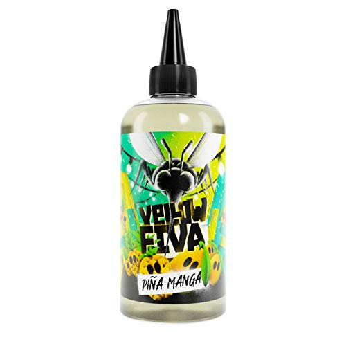 Yellow-Fiva-Joes-Juice-200ml-Shortfill-TPD-Compliant-Evolution-Vaping-No-Nicotine-Pina-Manga