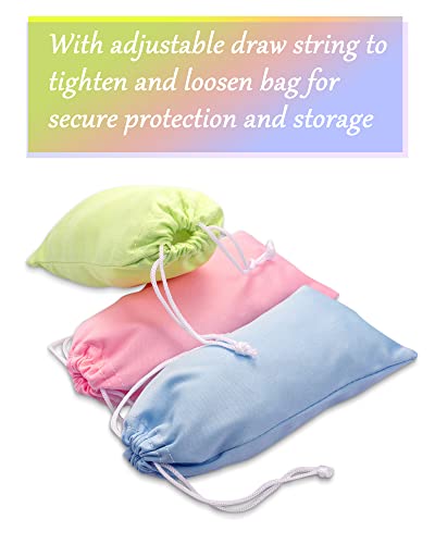 Flutesan 40 Pack Microfiber Case Pouch Bag Glasses Sunglasses Case With 2 Pieces Cleaning Cloth (Multi-Color) #TOP3