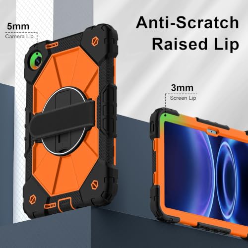 Protection Xiaomi Redmi Pad 2 SE 9,7 coque antichoc silicone PC orange