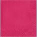 Creative Converting Touch of Color 2-Ply 50 Count Paper Lunch Napkins, Hot Magenta