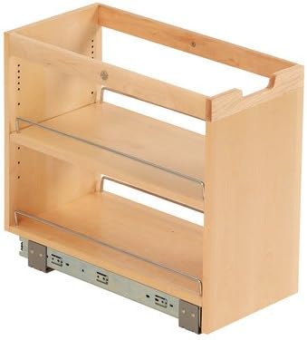 FindIT Kitchen Storage Organization Base Pullout Cabinet19.5" H x 10.75" W x 22.125" D