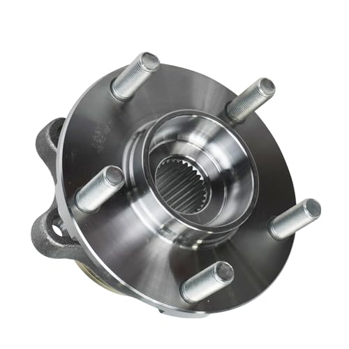 Image of Detroit Axle - Front Wheel Bearing Hubs for 03-07 Nissan Murano, 04-09 Quest, 2 Wheel Bearing & Hubs 2003 2004 2005 2006 2007 2008 2009 Replacement