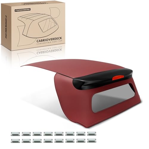 Frankberg Cabrioverdeck Softtop Rot Kompatibel mit Fortwo Coupe 453 Fortwo Cabriolet 453 Fortwo Cabrio 451 Fortwo Coupe 451 Replace# A45177801753E14