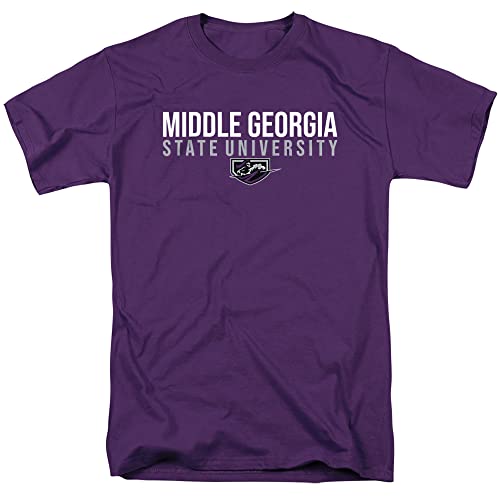 Middle Georgia State University Official Stacked Unisex Adult T Shirt,Middle Georgia State University, Large