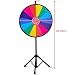 COSTWAY 24 " Ruleta de Juego con Trípode Altura Ajustable con Pluma...