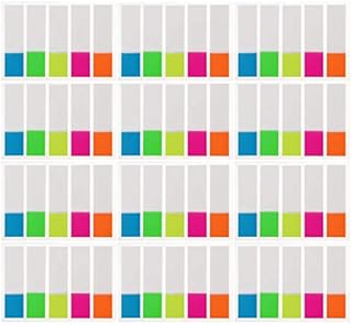 1200 pcs Sticky Tabs, Note Flags Page Markers Transparent Sticky Notes Page Bookmarks Index Tab