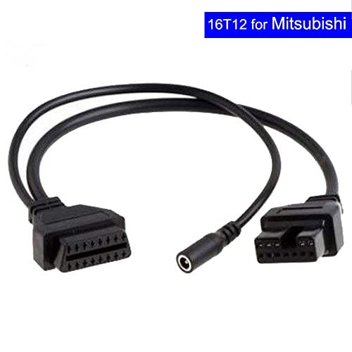 Szss-Car Obd Obd2 Connector Diagnostic Adapter For Mitsubishi 16 Pin To 12 Pin Adapter (Mitsubishi-16T12) #TOP6