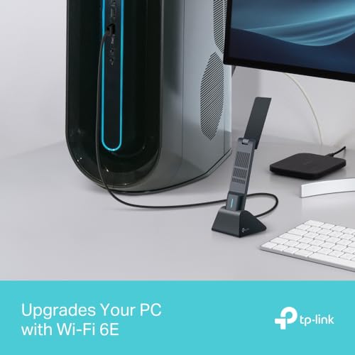 TP-Link AXE5400 WiFi 6E USB Adapter for Desktop PC (Archer TXE70UH) - Tri-Band Wireless Network Adapter, Ultra-Low Latency, MU-MIMO, OFDMA, Refined Security, WPA3, Supports Windows 11/10 by TP-Link - Image 8