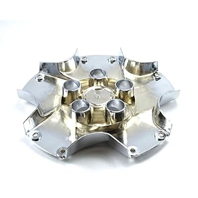 Set of 4 New 18 inch 5 Spoke Chrome Twist Style Wheel Hub Center Caps Covers Replacement for 2002-2007 Lexus SC430