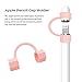 Sahiyeah Compatible for Apple Pencil case Cap Holder Nib Cover Charging Cable Adapter Tether Soft Silicone Protective Grip for iPad Pro Pencil ccessories