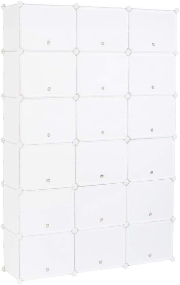 12-Tier Portable 72 Pair Shoe Rack Organizer 36 Grids Tower Shelf Storage Cabinet Stand Expandable,with Adjustable Flat or Angled Shelves for Heels,Boots,Slippers,Perfect for Entryway,Hallway,Closet,