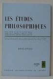 Les Études philosophiques - octobre-décembre 1976 - N°4 - Descartes
