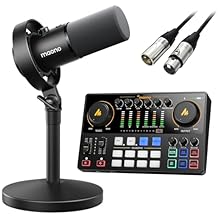 MAONO Podcast Equipment Bundle-XLR USB Podcast Recording Mic kitPD300XT+E2 Gen2+XLR-180