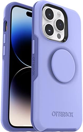 OtterBox Otter+Pop Etui na iPhone 14 Pro, Wstrząsoodporne, Etui z PopSockets PopGrip, Potrójnie Testowany Zgodnie ze Standardem Wojskowym, Przezroczyste