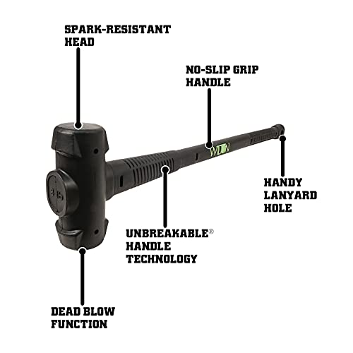 Wilton Tools B.a.s.h Dead Blow Hammer, 8 Lb, 30" Handle (55830) #TOP1