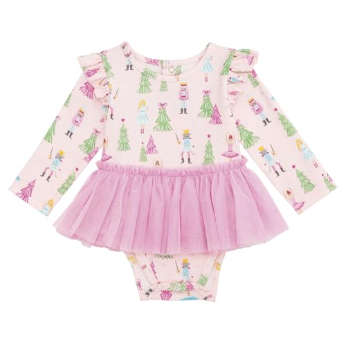 Mud Pie Kids Christmas Nutcracker Print Tutu Crawler